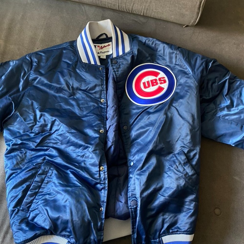 Chicago Cubs Majestic Bomber Jacket